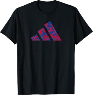 Badge of Sport Camo Three Bar Graphic T-Shirt