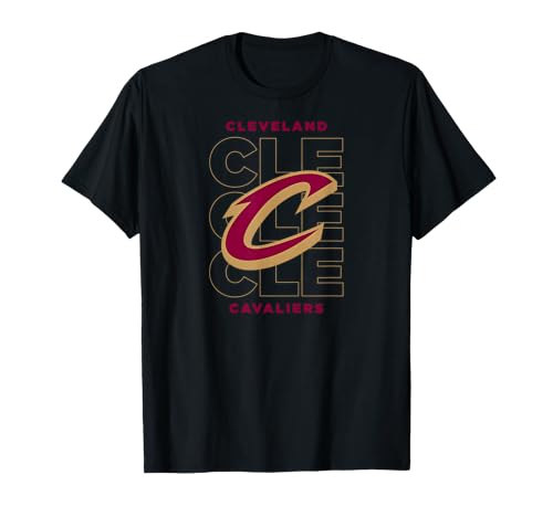 NBA - Cleveland Cavaliers Stacked City Logo T-Shirt