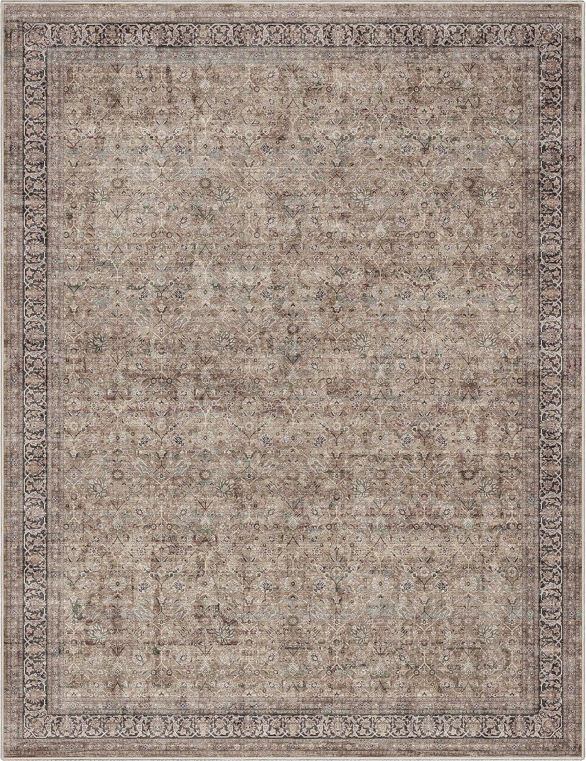 Amazon.com: Well Woven Asha 2-in-1 Deluxe Delphine Flat-Weave Floral 7 ...