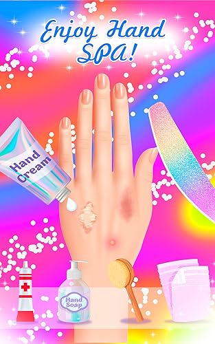 Pink Doll Nails Salon Beauty Games