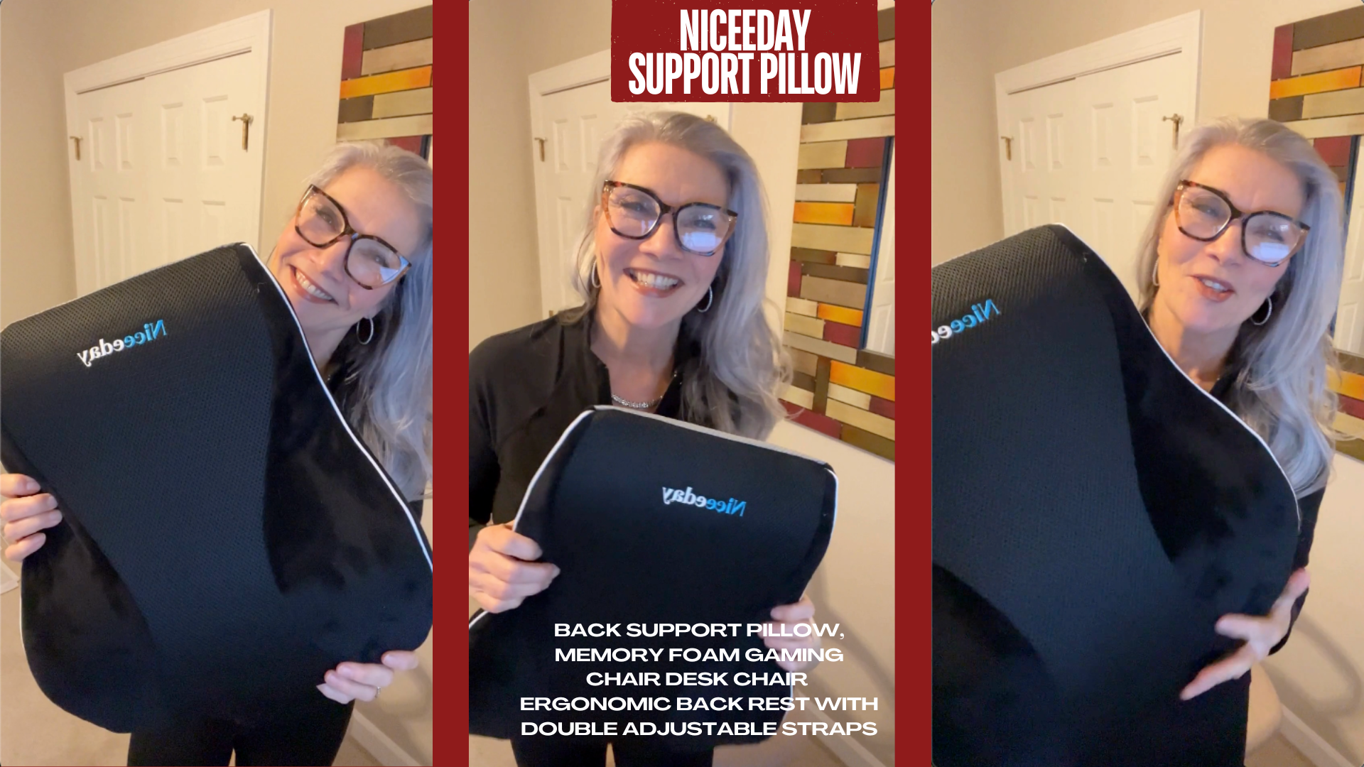 Watch I love this Niceeday Lumbar Support Pillow! on Amazon Live