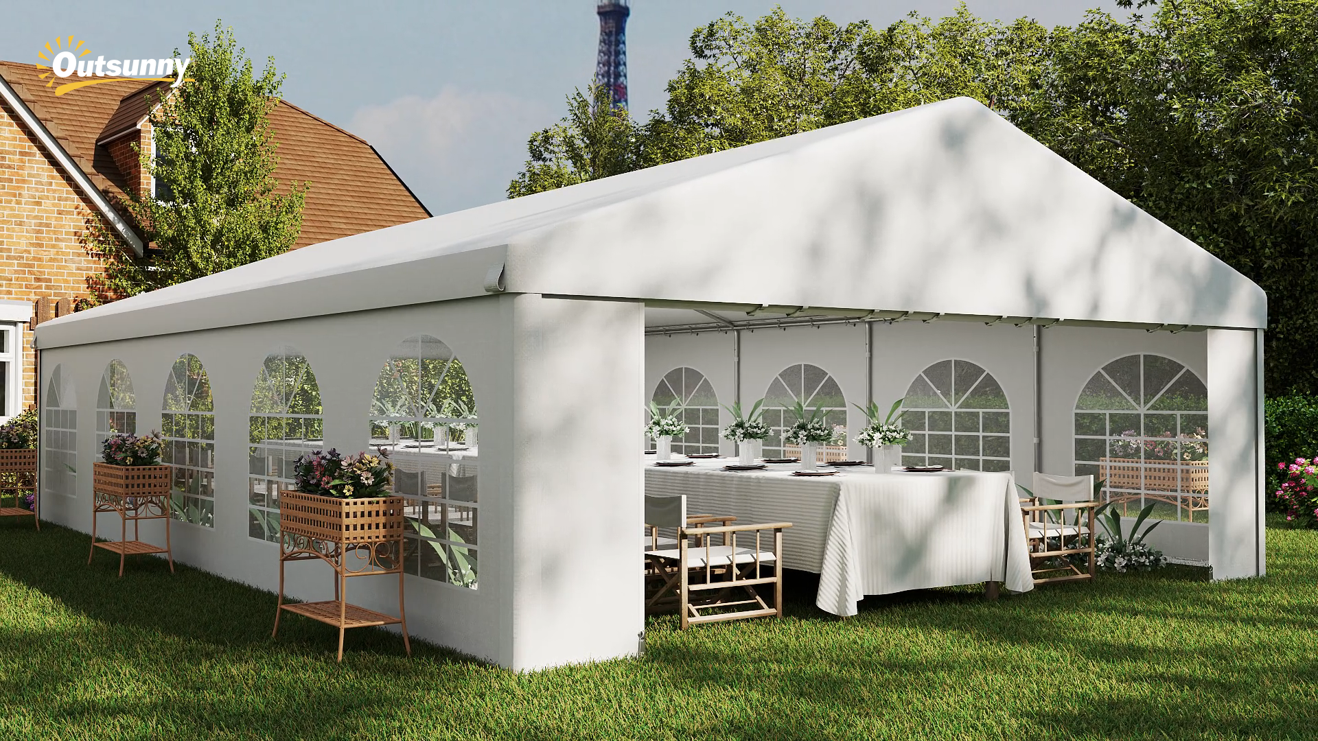 Chapado en Laton シルバ　デュポンの音　Carpas Paragon Outdoor Siena 12 ft. x 14 ft. Hard Top Gazebo with