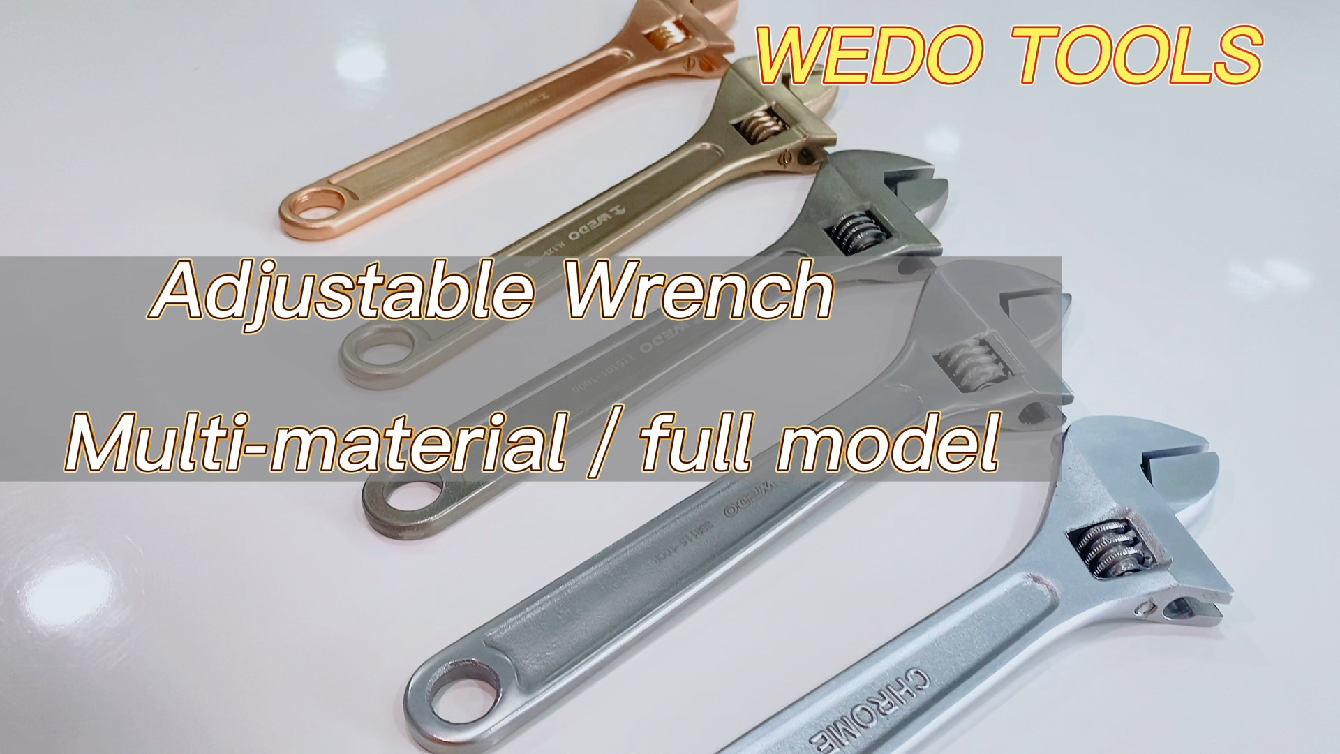 WEDO Adjustable Spanner, Stainless Steel Adjustable Spanner, 4 Inches (Length 100 Mm) Adjustable Pipe Wrench, Jaw Opening Up To 13 Mm, Drop Forged - View #7