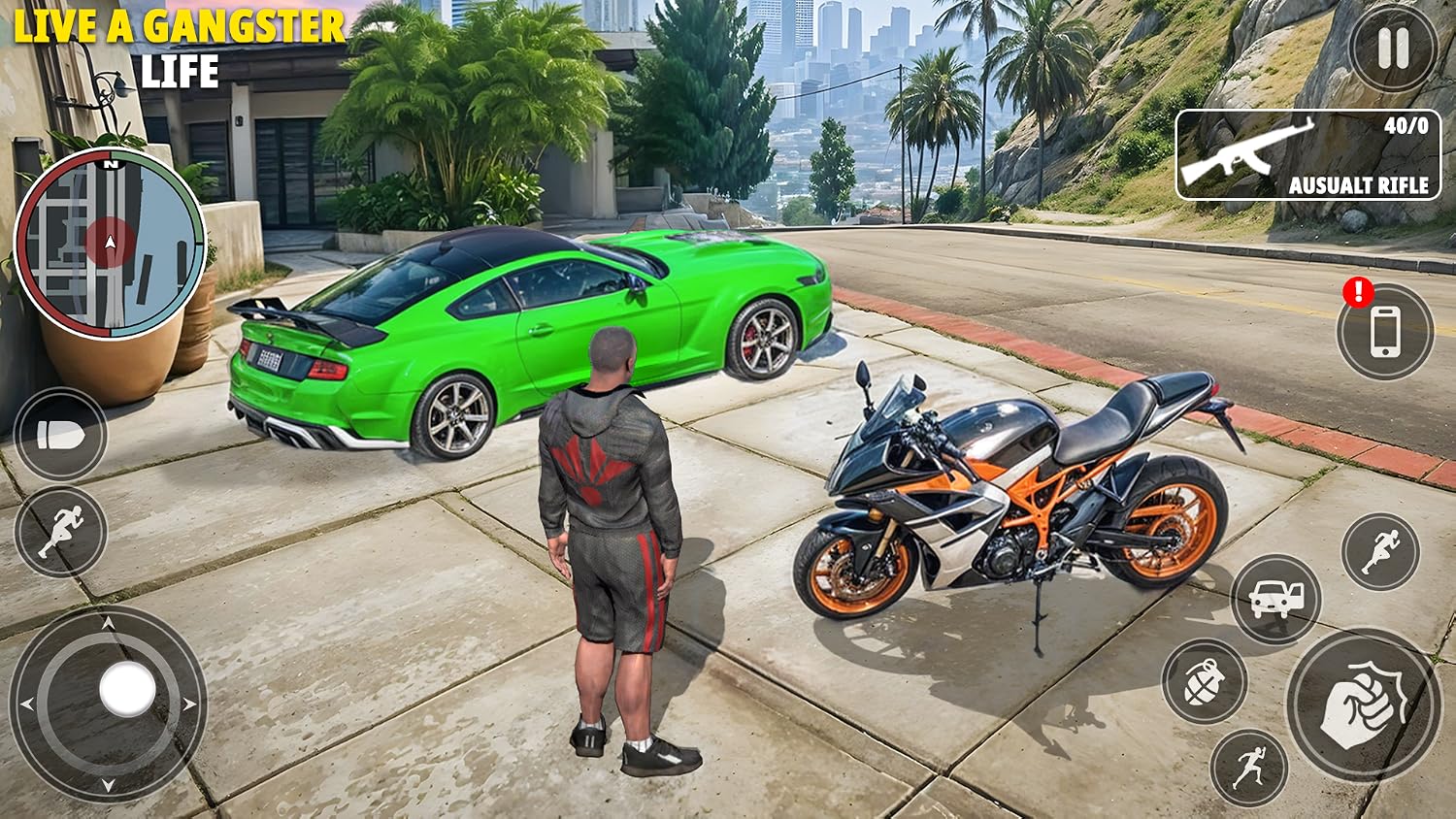 Vegas Crime City Simulator: Real Gangster Open World Games - Analyse des détails et conception