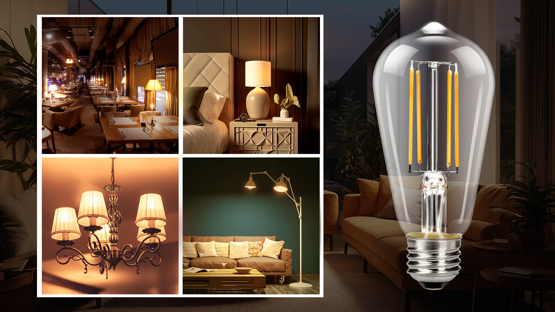 LEDフィラメント電球　80W 長澤ライティング　５個セット Amazon | LEDフィラメント電球E26口金白熱電球80W形相当 2700K電球色