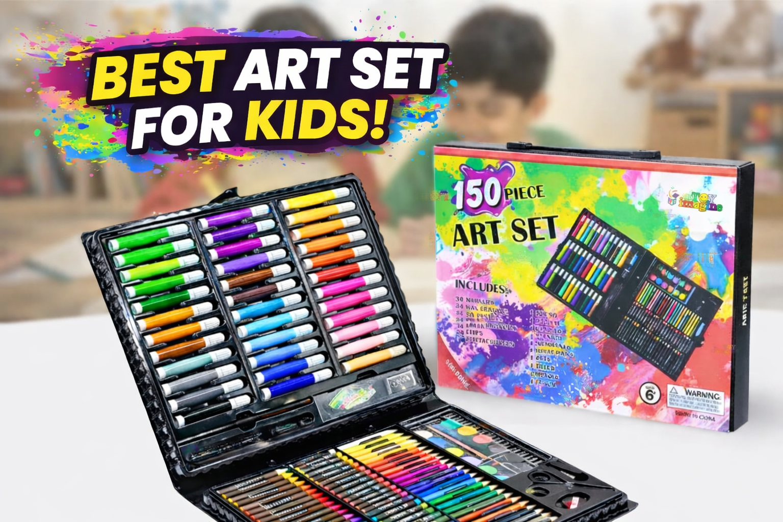 みなカラーエッセンスRAINBOW & YELLOW 30ml セット Toy Imagine 150-Piece Complete Drawing & Colouring Art Set for