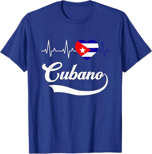 Miniatura 23 de Cubanito Baseball Flag Heart Souvenir Cubano Cuba Men Boy T-Shirt Black,Navy Blue,Dark Green,Dark Heather Grey,Heather Blue,Sapphire Blue,Royal
