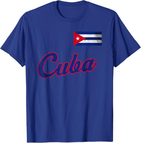 Miniatura 23 de Cuba 2023 Baseball Flag Pride Cubano Beisbol Cuban T-Shirt Black,White,Baby Blue,Silver Grey,Olive Green,Lemon Yellow,Heather Grey,Heather