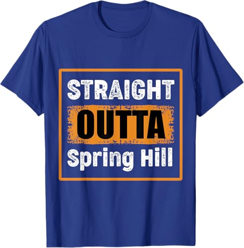 Miniatura 18 de Straight Outta Spring Hill Tennessee USA Vintage Humor T-Shirt Black,Navy Blue,Asphalt Grey,Slate Grey,Cranberry Red,Red,Kelly Green,Brown,Olive