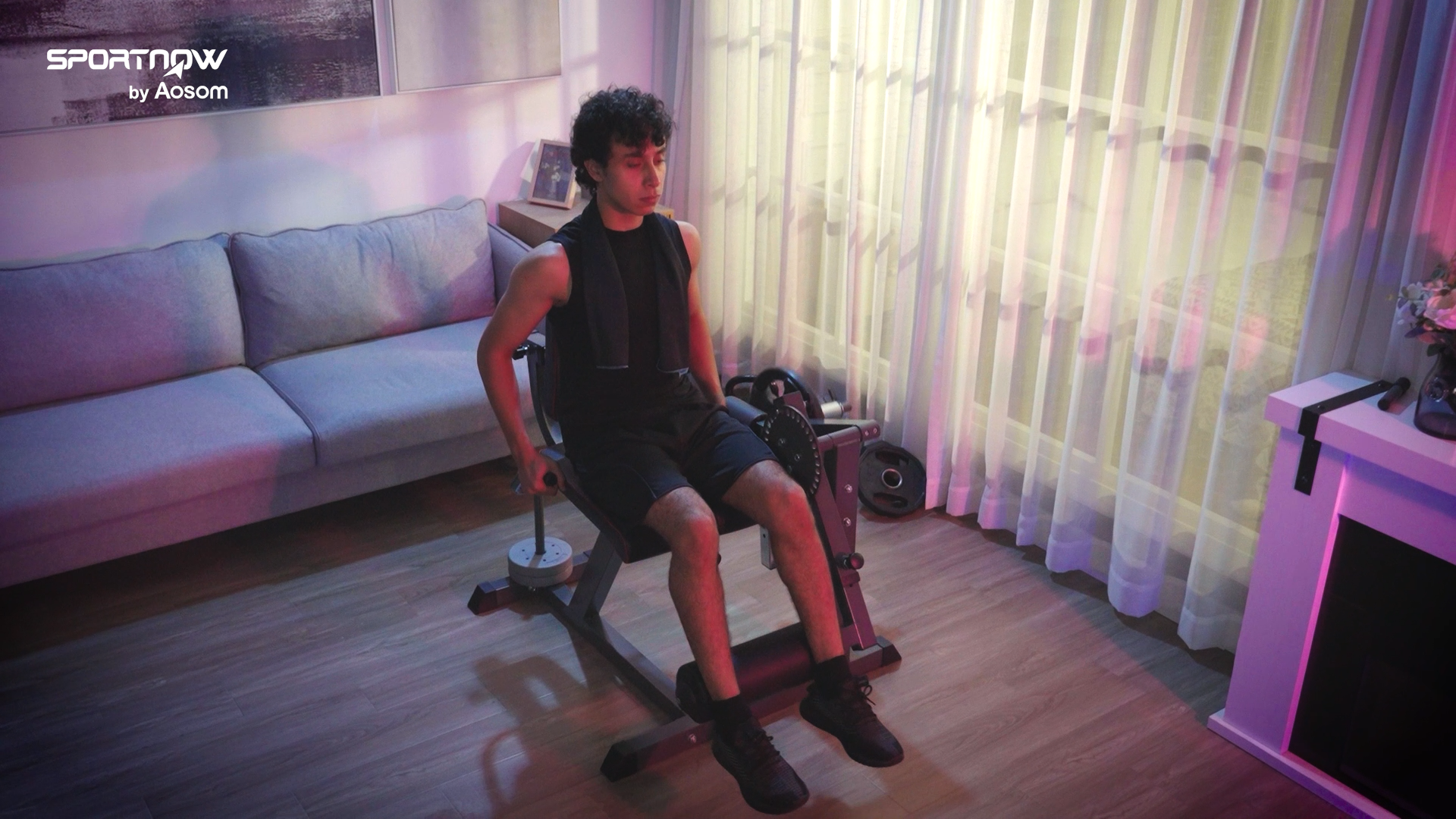 Machine D'extension De Jambe SPORTNOW - Banc Musculation Multifonction, Charge Max 120 Kg, Réglable - Pour Cuisses, Fessiers, Maison/salle De Sport