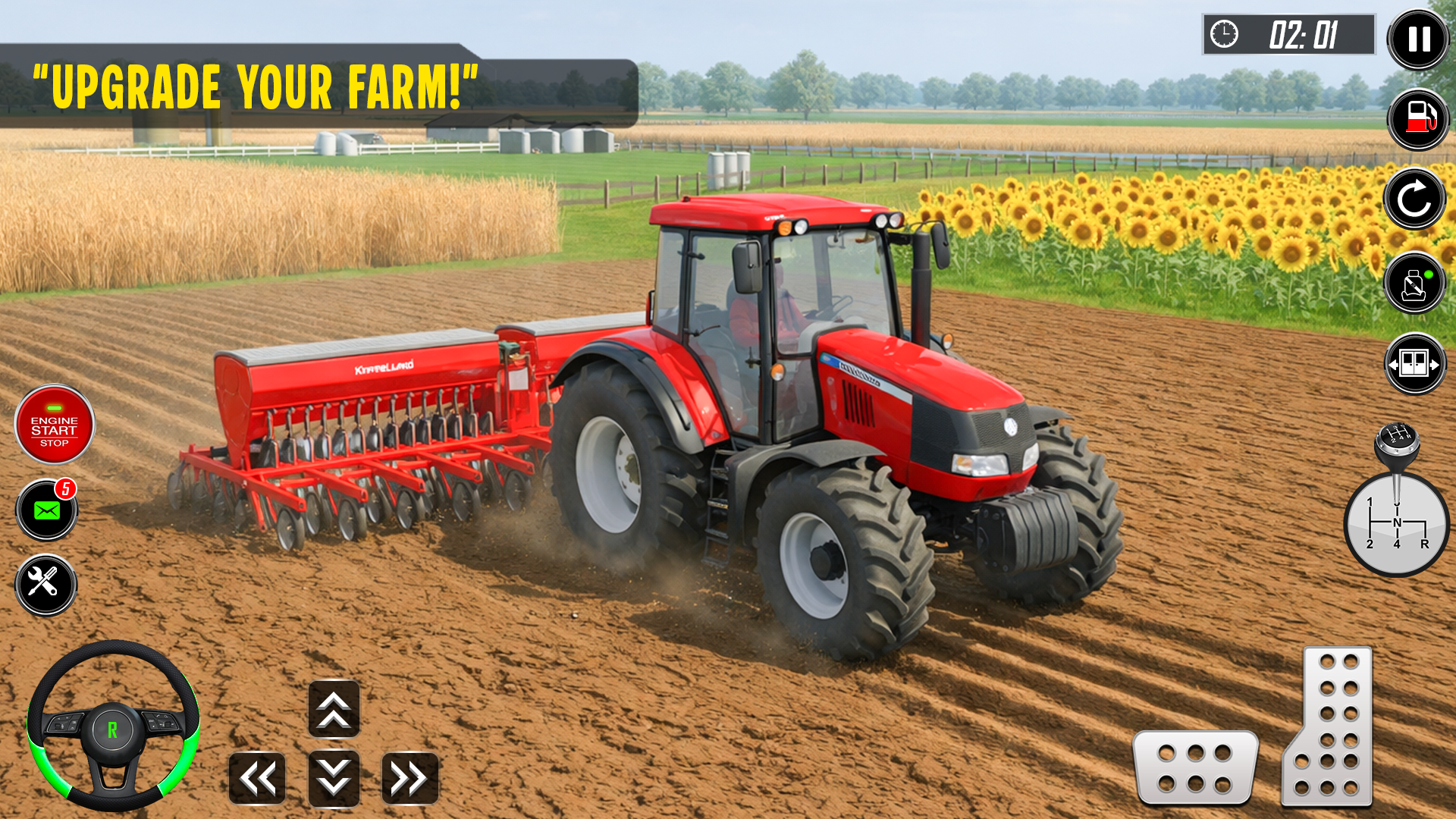 Farming Simulator Games: Big Tractor farming USA Harvesting Simulator ...