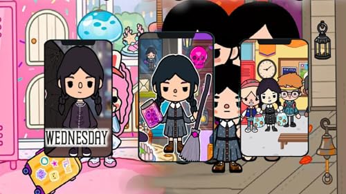 Toca Wednesday Wallpaper