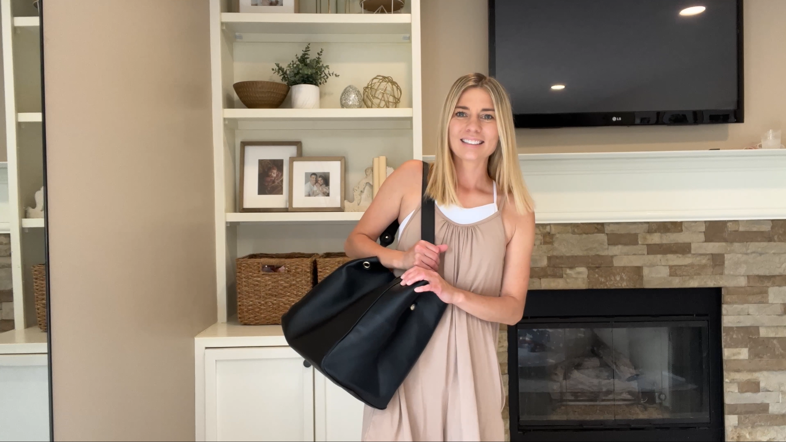Bolso Tote para Mujer Voeveg Cuero Extra Grande miniatura 7