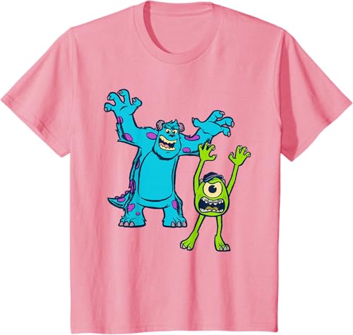Miniatura 32 de Disney Pixar Monsters University Sulley and Mike T-Shirt Black,Navy Blue,Asphalt Grey,White,Baby Blue,Red,Kelly Green,Olive Green,Lemon