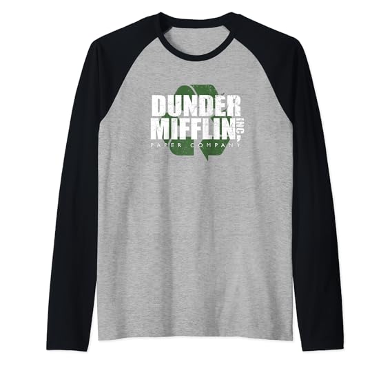 dunder mifflin baseball shirt