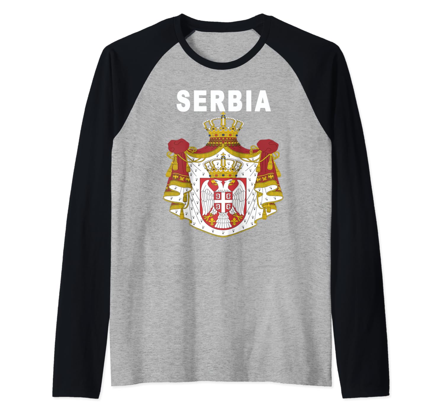 Best Serbian Crest Long Sleeve Shirt