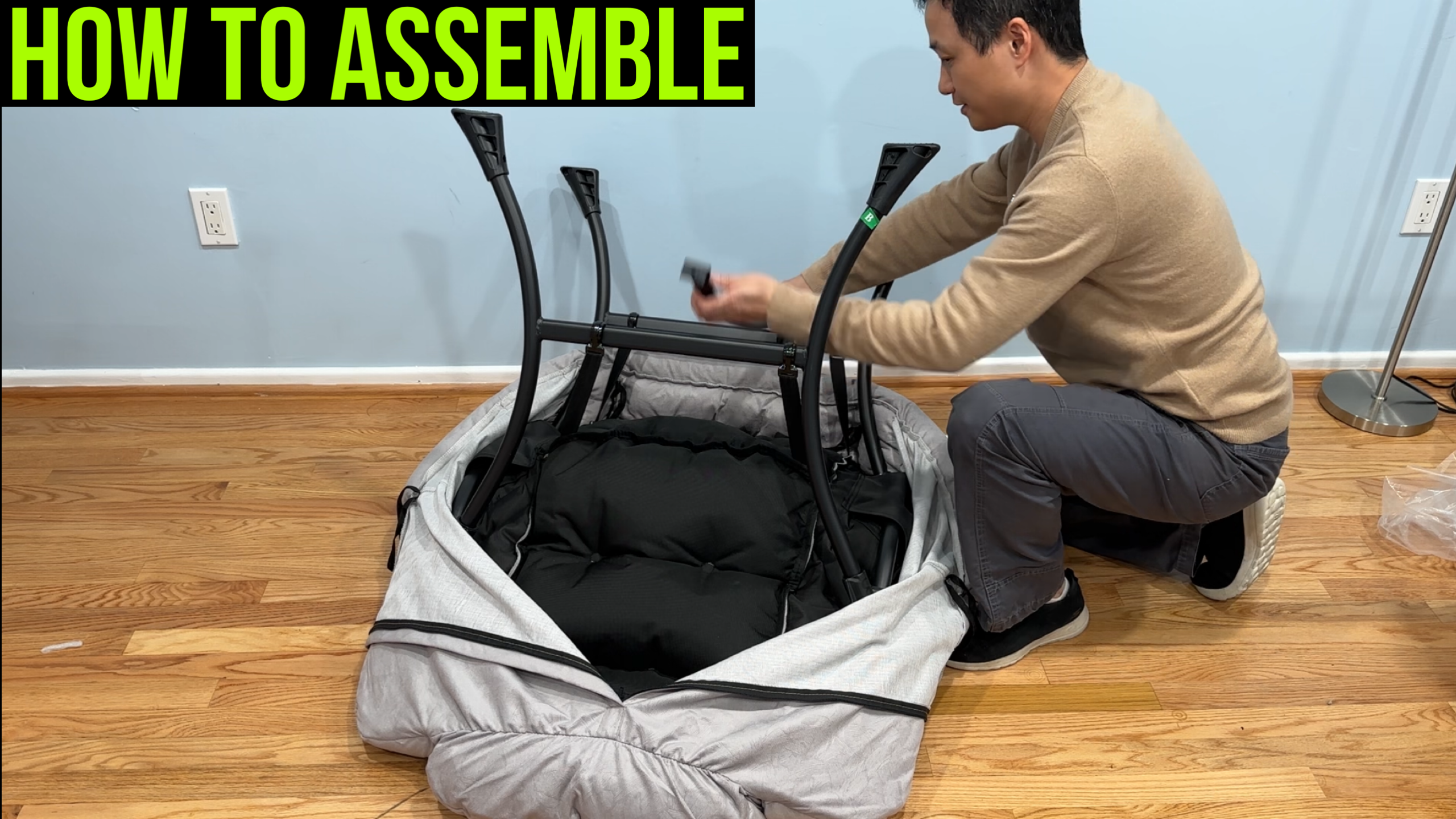 Watch How to assemble the lazy chair on Amazon Live