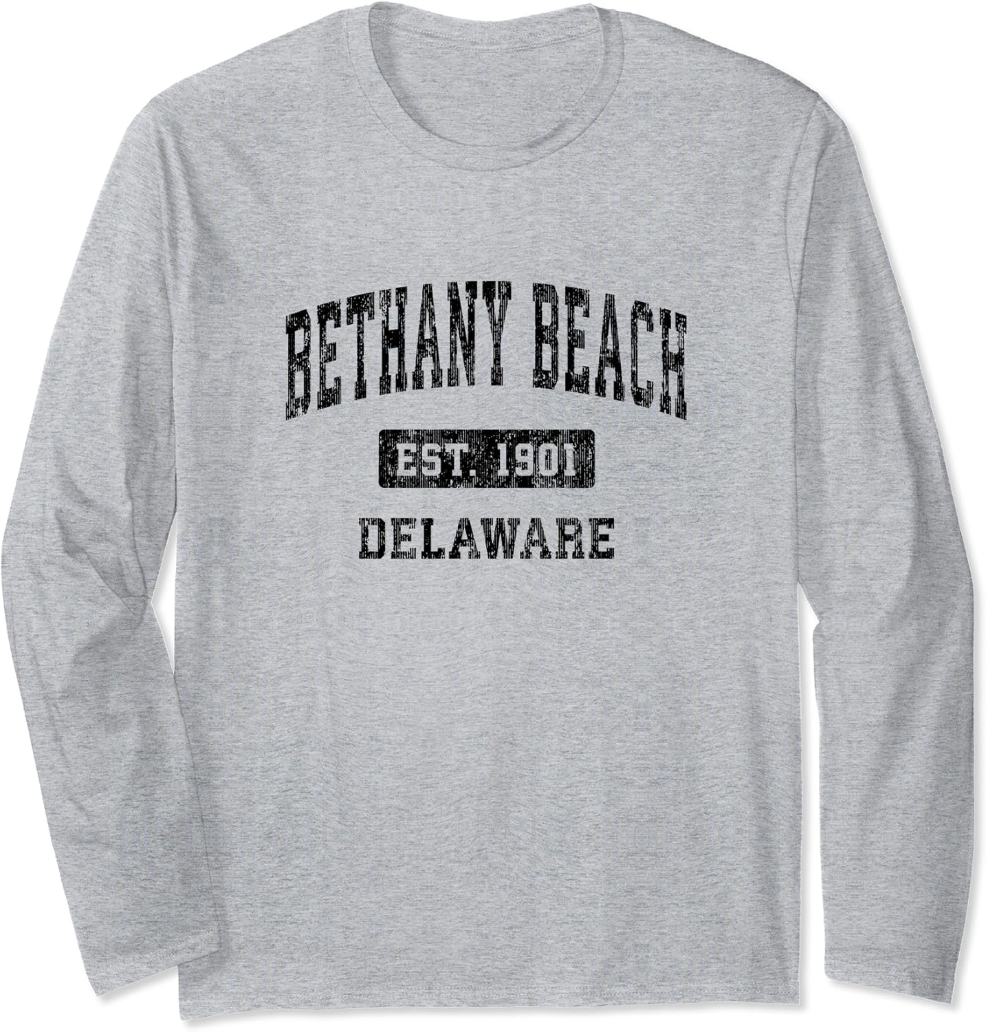 Amazon.com: Bethany Beach Delaware DE Vintage Sports Design Black