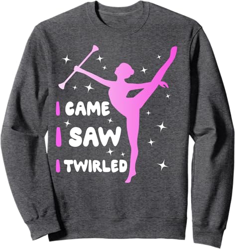 Miniatura 5 de Baton Twirler Baton Twirling Recitals Majorette Dance Sweatshirt