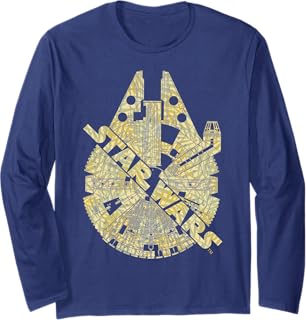 Millennium Falcon Tropical Colors Manga Larga