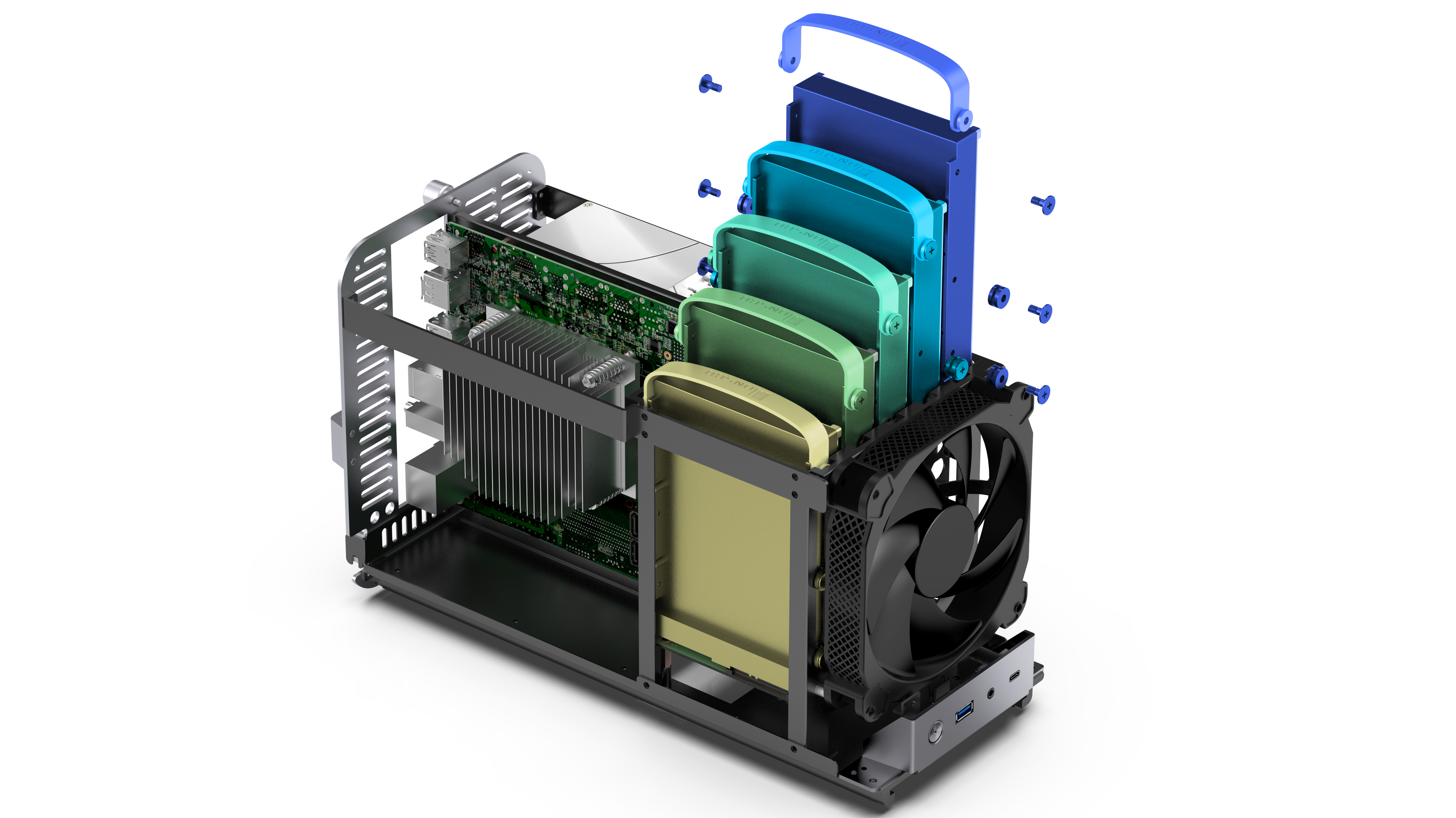 m*1様 JONSBO N1 5-BAY NAS ミニアルミニウムシャーシ Amazon