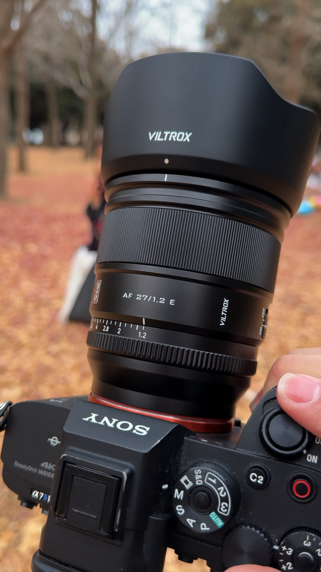 Amazon.com : VILTROX AF 27mm F1.2 Pro E Mount Lens for Sony, Large