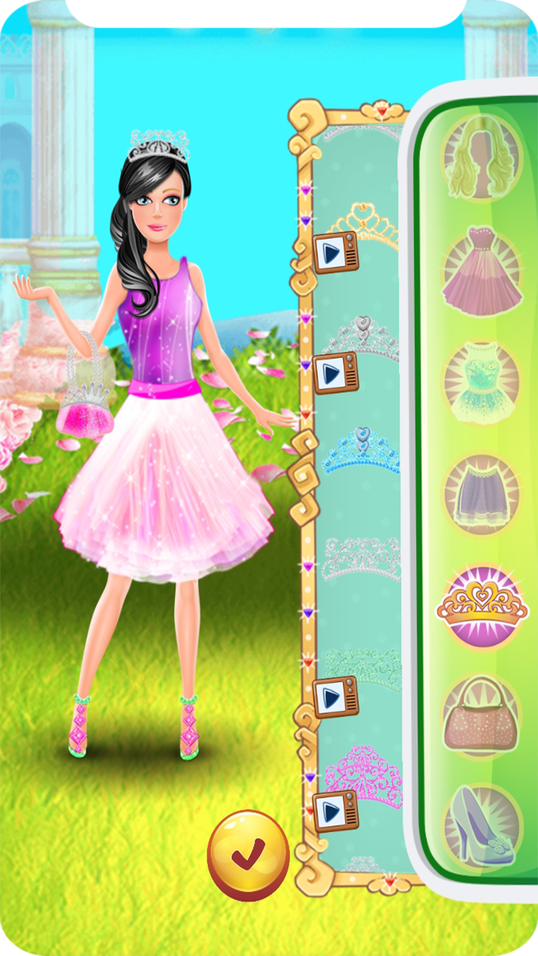 princess dress change game DISNEY PRINCESS MAKER online game