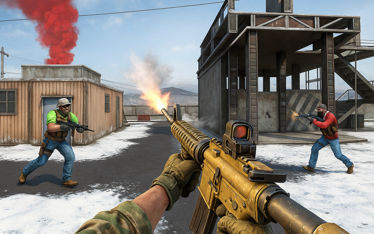 Modern Gun Strike: FPS Shooting 3D – Commando Warfare, Sniper Battle ...
