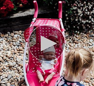 Roa Dotty Dolls Pra With 2 Seats - Dolls Pushchair For 2 Dolls Or