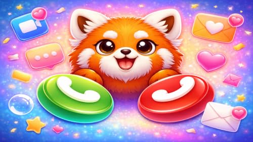 Red Panda Fake Video Call Prank: Cute Animal Mock Audio Call, Chat Simulation & Funny Virtual Pet Joke App – vue 2