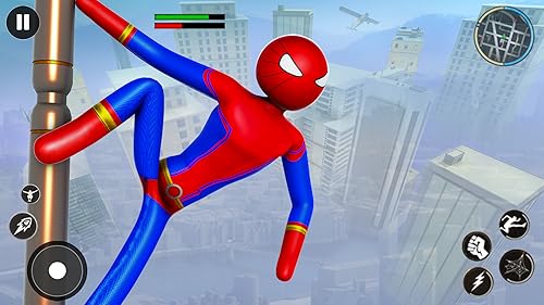 Flying Rope Hero: Superhero Games, Spider Rope Hero Games: Spider Fighting Game, Spider Superhero Ga