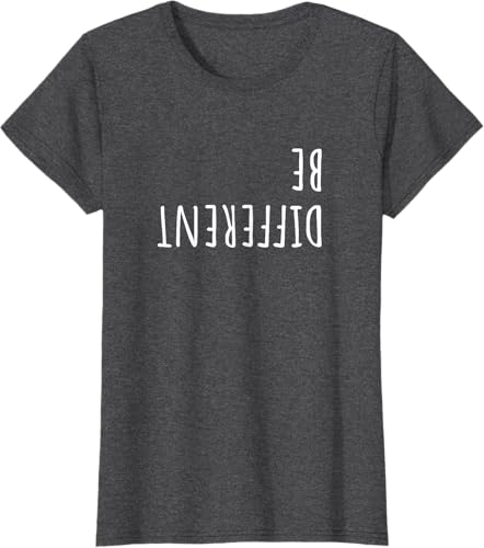 Miniatura 3 de Camiseta para mujer Ser Diferentes Divertidas Sarcastic Backwards Slogan Adolescentes Girls