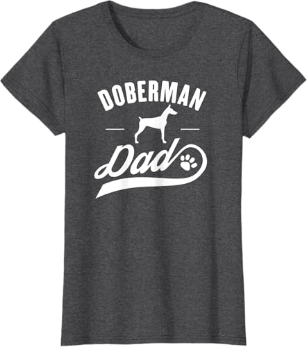 Miniatura 6 de Doberman Dad - Camiseta para amante del dueño del perro Negro S