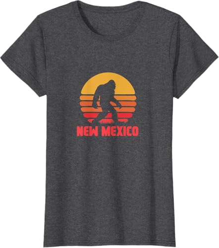 Miniatura 29 de Bigfoot New Mexico State Sasquatch Yeti Urban Legend Retro T-Shirt Black,Asphalt Grey,White,Silver Grey,Brown,Olive Green,Lemon Yellow,Dark Heather