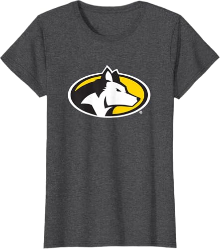 Miniatura 3 de Camiseta con licencia oficial de Michigan Tech Huskies Icon, Negro - Negro,Jaspeado Oscuro,Gris Jaspeado