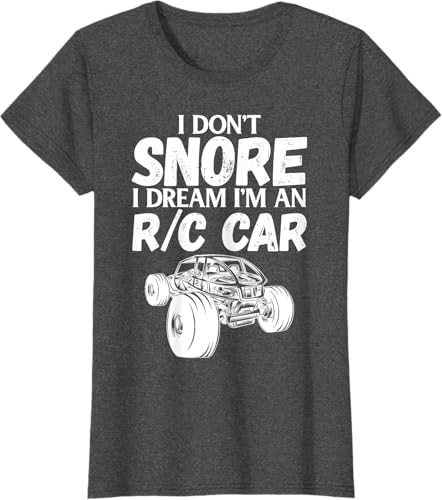 Miniatura 6 de Camiseta RC Car Racing I Don't Snore I Dream RC Racing Meme RC con cita, Negro, S