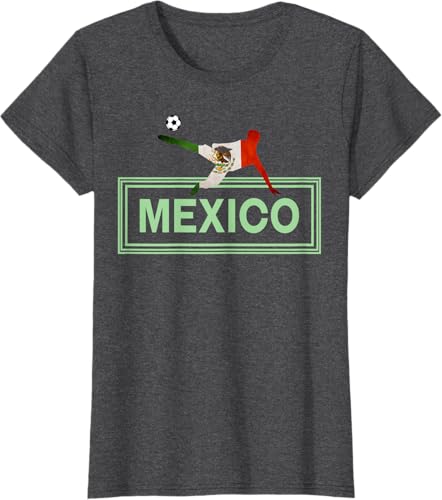 Miniatura 6 de Mexico Soccer Futbol mexicano Equipo retro t shirt, niños 6, Marino