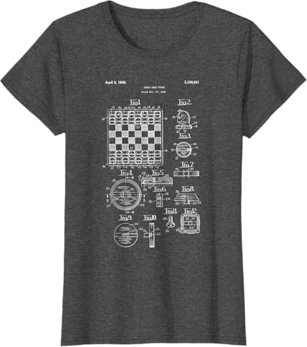 Miniatura 7 de clásico tablero de ajedrez conjunto camisa – Viejo Juego Knight peón Queen, mujer S, Jaspeado oscuro Negro,Azul Marino,Asfalto,Azul