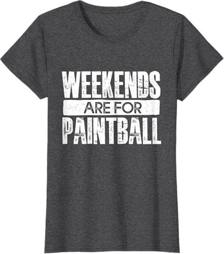 Miniatura 4 de Weekends Are For Paintball - Camiseta de paintballer Negro -