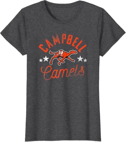 Miniatura 4 de Campbell University Camiseta con logotipo de Fighting Camels, Gris