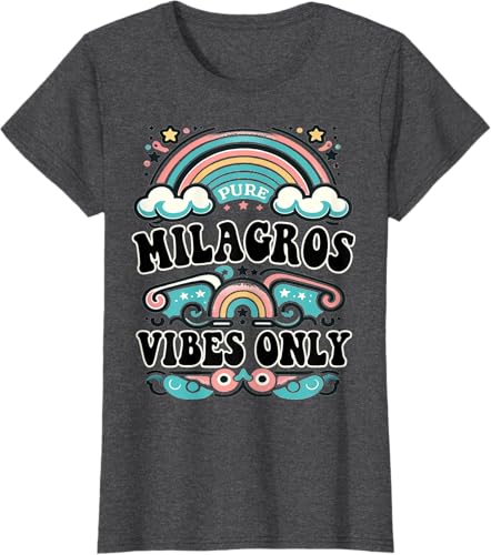 Miniatura 5 de MILAGROS Vibes Only Cute Retro Girls MILAGROS Name T-Shirt