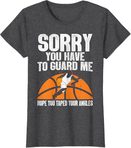 Miniatura 61 de Funny Basketball For Men Women Sports Game Basketball Player T-Shirt Black,Navy Blue,Asphalt Grey,Cranberry Red,Olive Green,Dark Heather