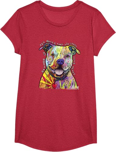 Miniatura 60 de Beware Of Pit Bulls, Dean Russo Pitbull Original - Dog Lover T-Shirt Black,Navy Blue,Asphalt Grey,Slate Grey,White,Cranberry Red,Kelly Green,Olive