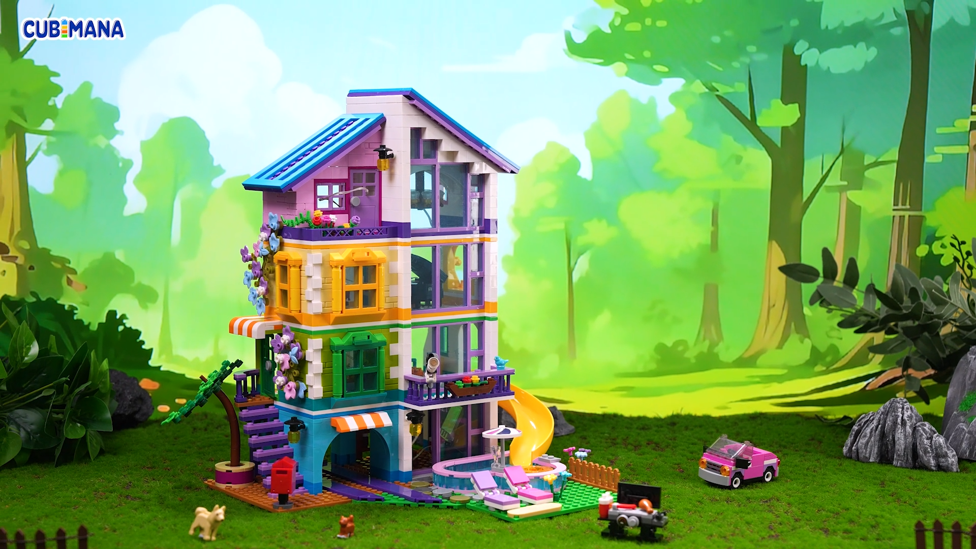 HOGOKIDS Tree House Building Set With LED Light - 622pcs Treehouse Building Blocks - View #6