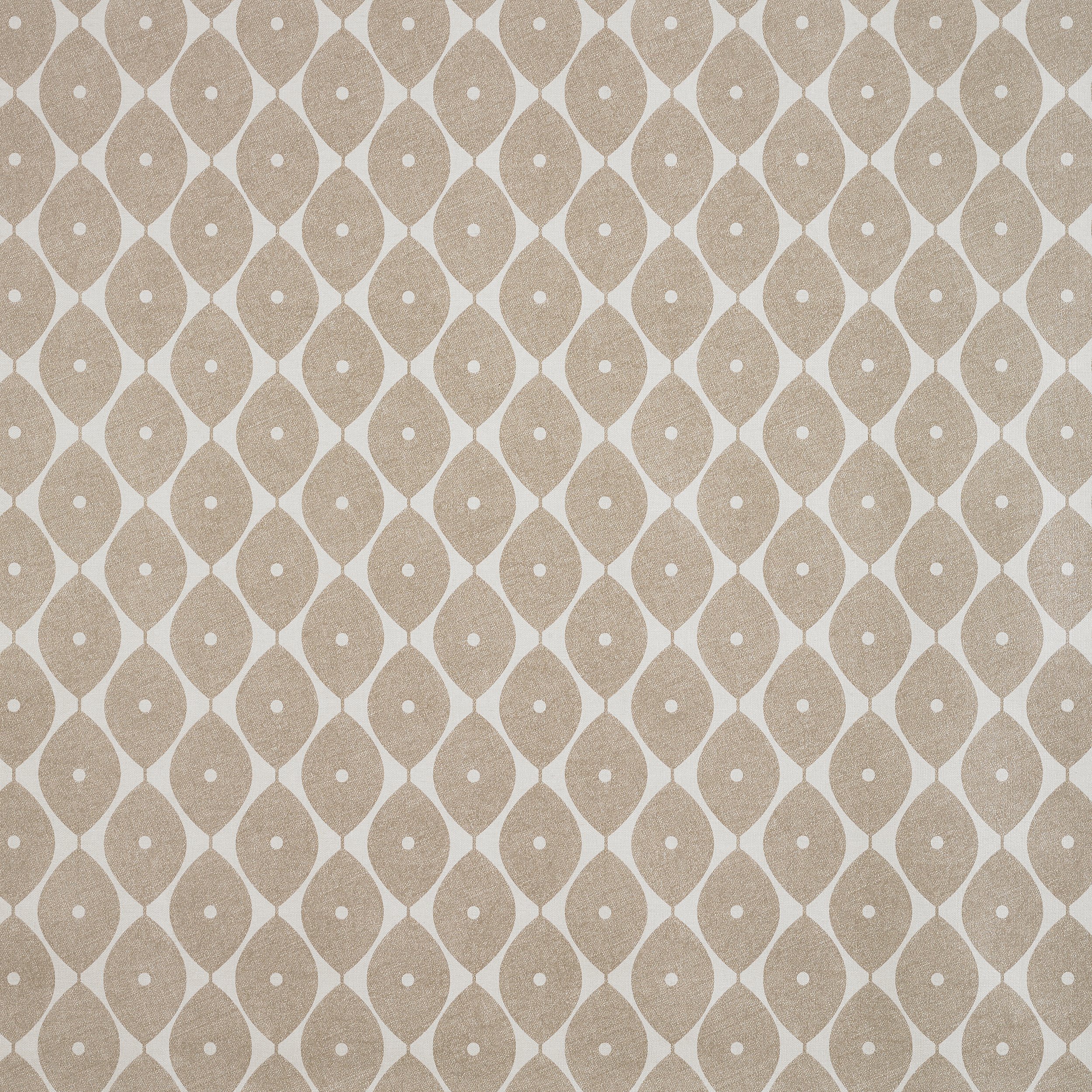 Jolee Tablecloths Taupe Beige Taupe Geometric Ovals Pvc Vinyl Oilcloth Wipe Clean Tablecloth Tablecloth 140Cm X 180Cm (55" X 71") Long