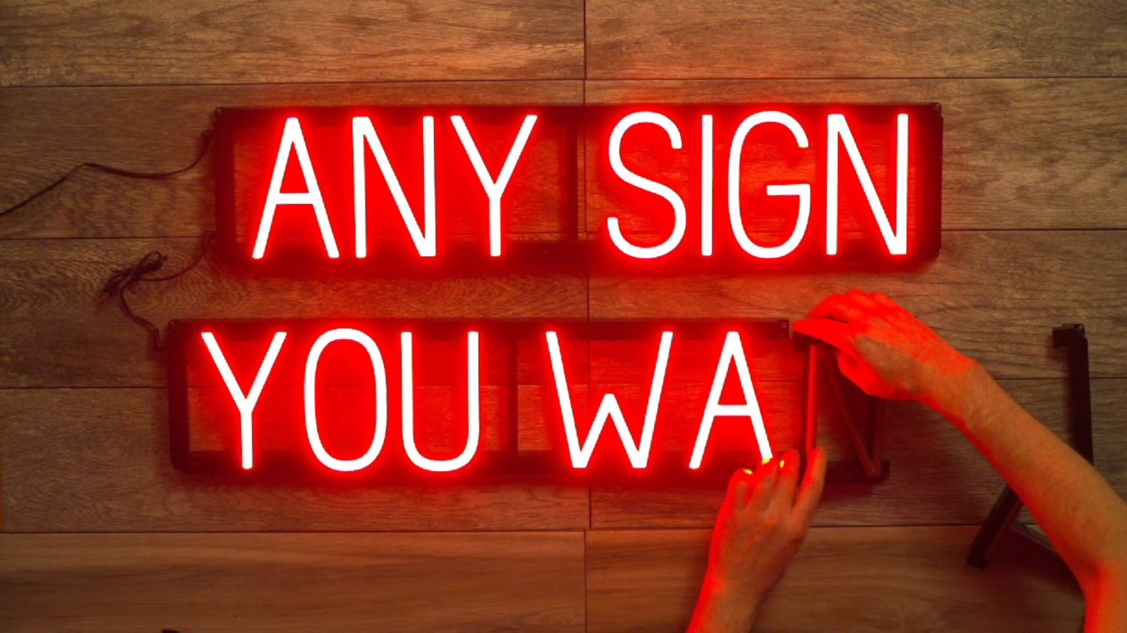 JOMOBUTY Wash & Fold Neon Sign For Laundry Room Wall Decor LED Light Up
