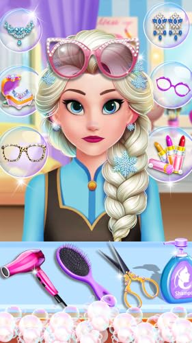 Miniatura 2 de Juego De Peluquería Para Niñas Cambio De Imagen De Princesa