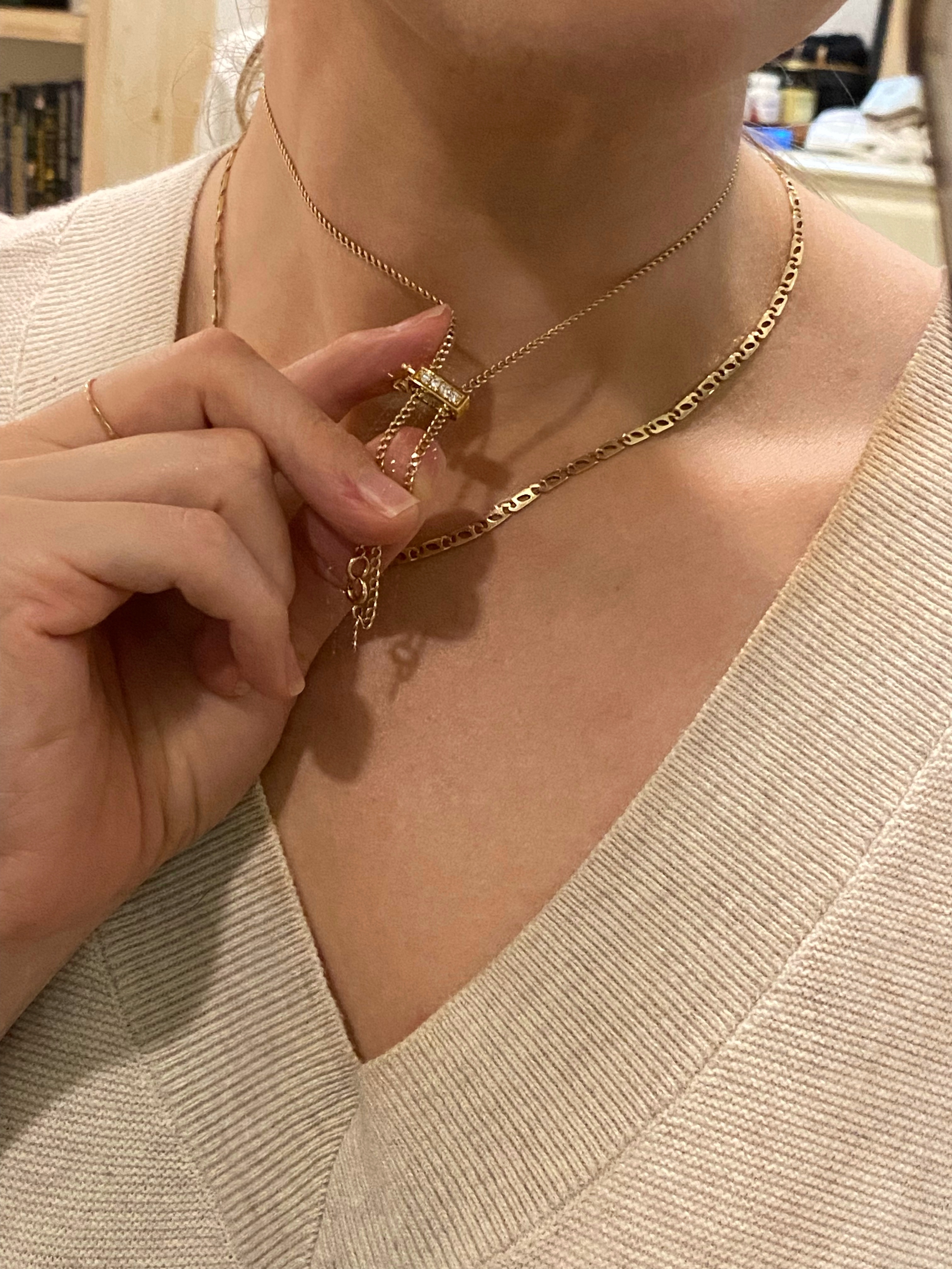 2-Piece Small/Large Necklace Shortener Set (TikTok)