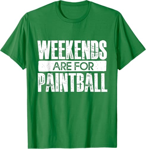 Miniatura 3 de Weekends Are For Paintball - Camiseta de paintballer Negro -