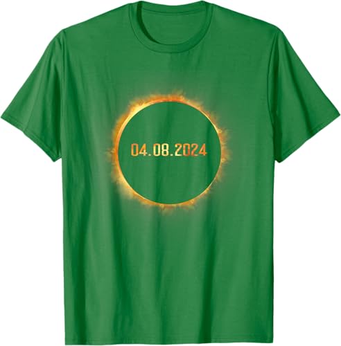 Miniatura 4 de Totality 04.08.24 Total Solar Eclipse 8 de abril de 2024 Eclipse Camiseta, Negro, S